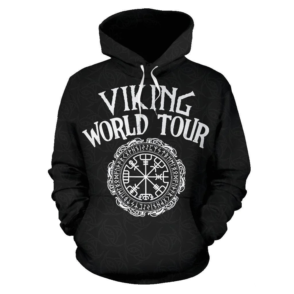 Viking World Tour Hoodie/ 3D All Over Print Viking Hoodies Men Women