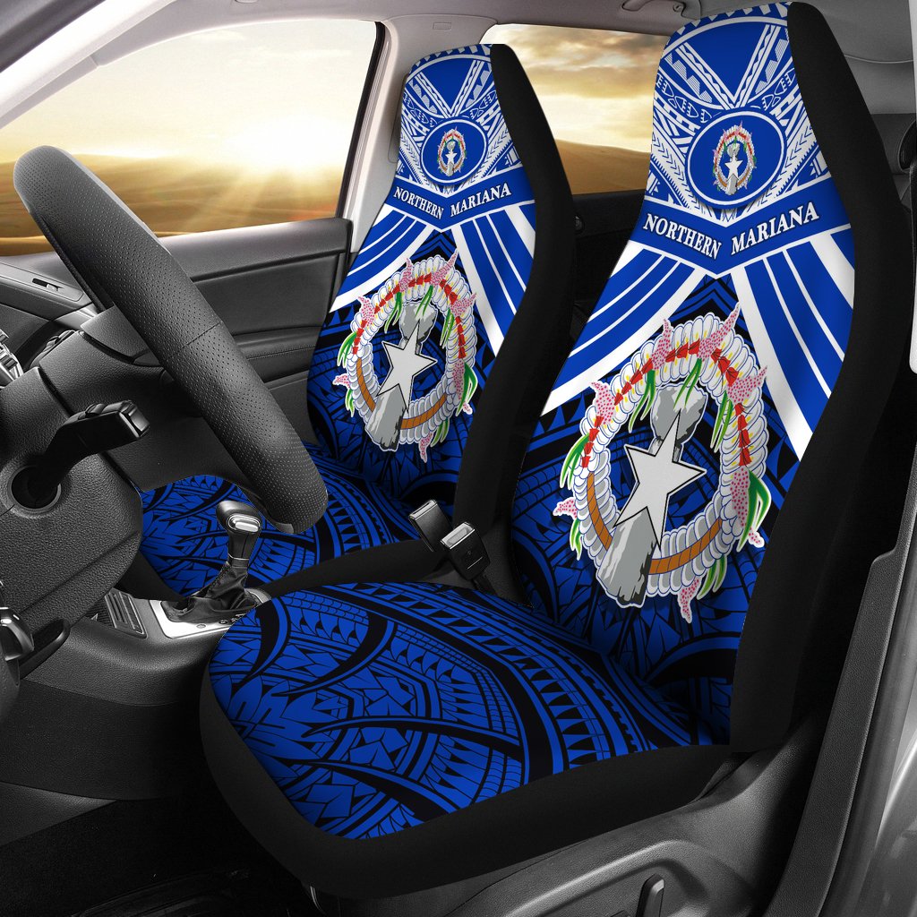 Northern Mariana Islands Rugby Car Seat Covers Spirit CNMI
