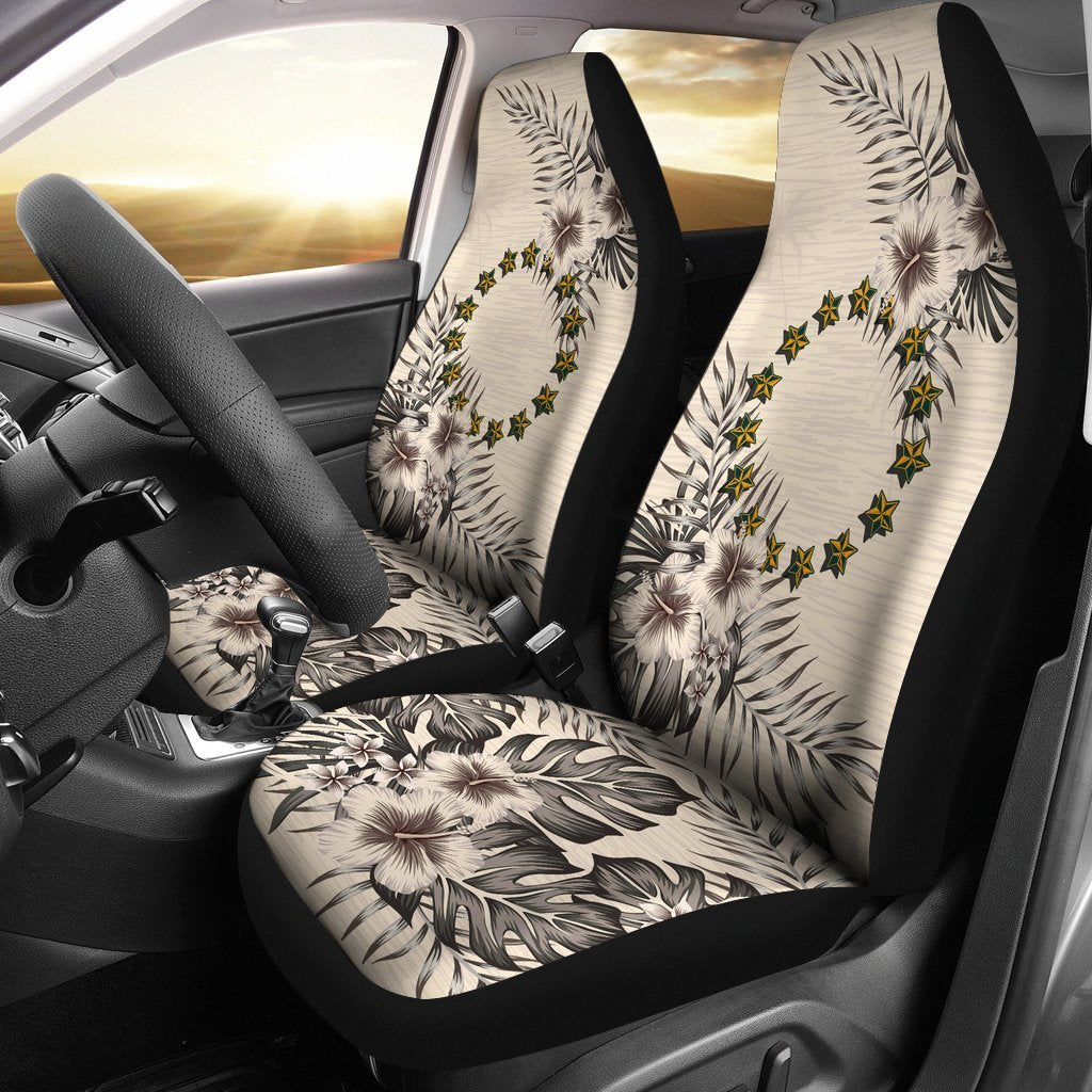 Cook Islands Car Seat Covers The Beige Hibiscus