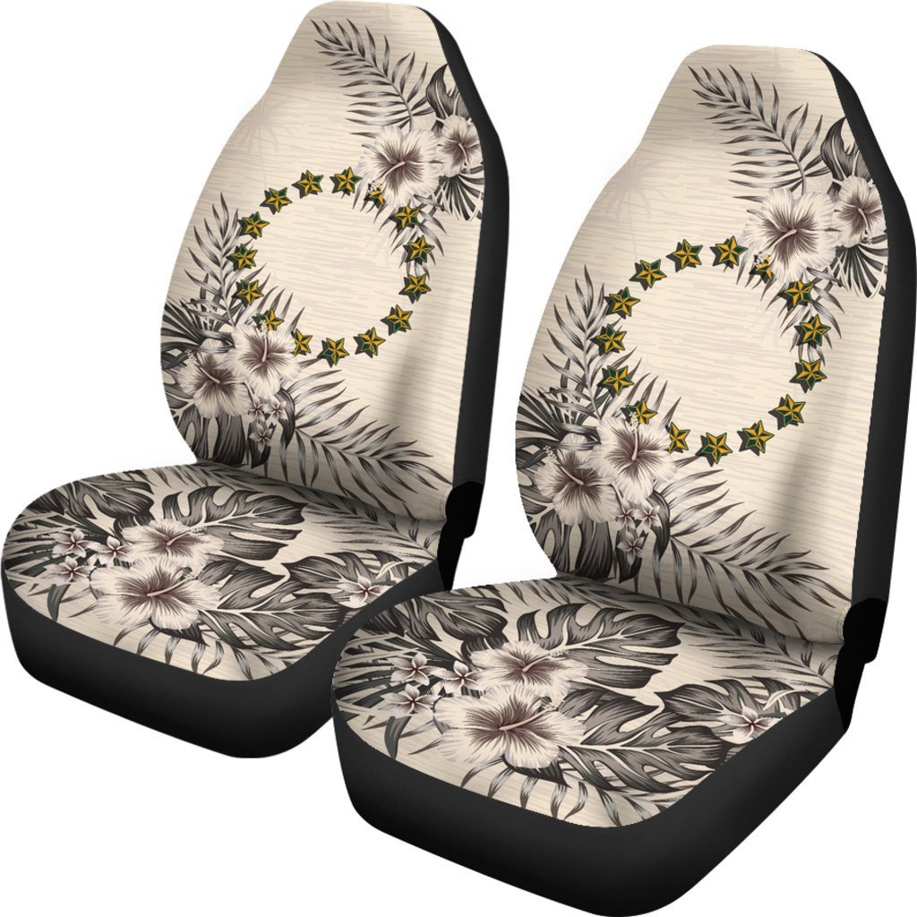 Cook Islands Car Seat Covers The Beige Hibiscus