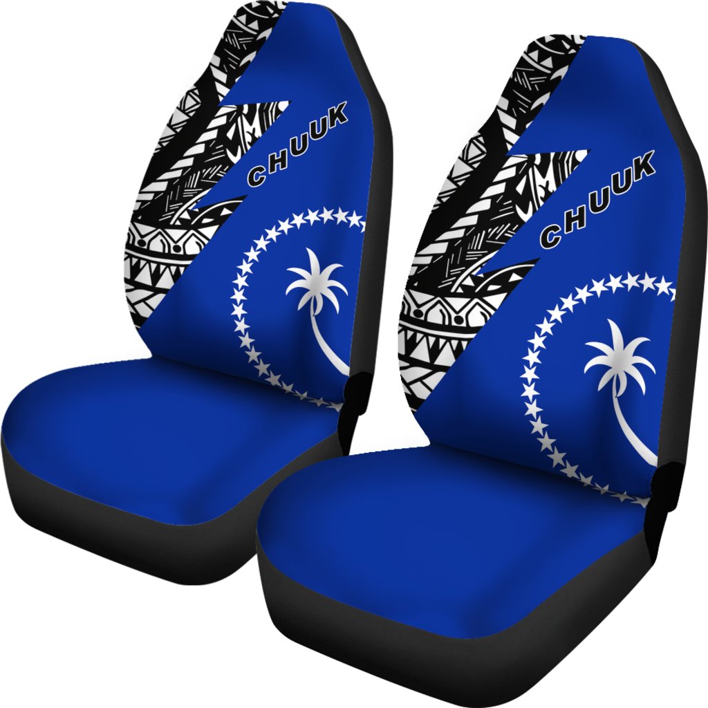 Chuuk Car Seat Covers Chuuk Flag Blue