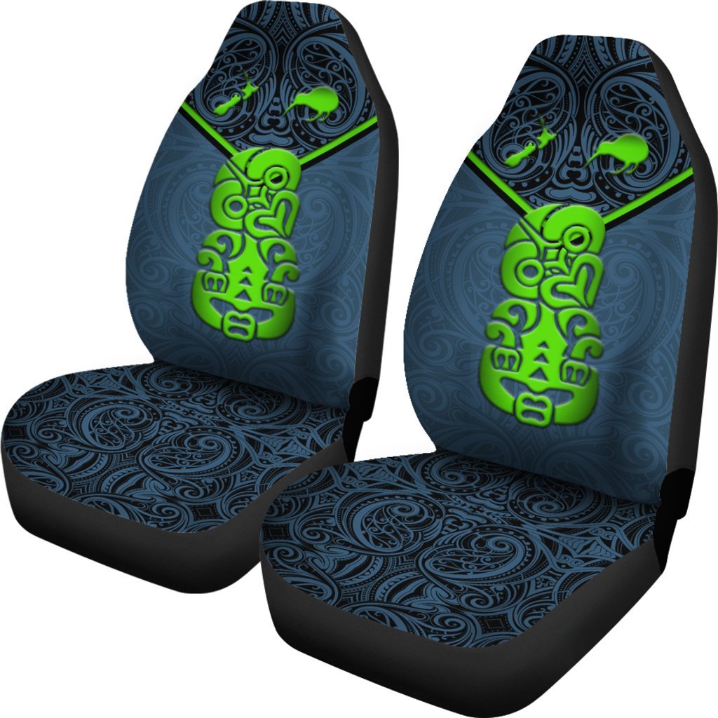 New Zealand Maori Rugby Car Seat Covers Pride Version Navy