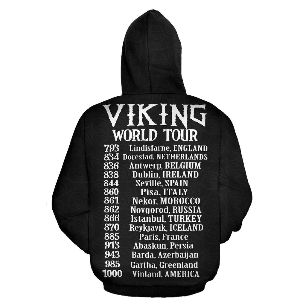 Viking World Tour Hoodie/ 3D All Over Print Viking Hoodies Men Women
