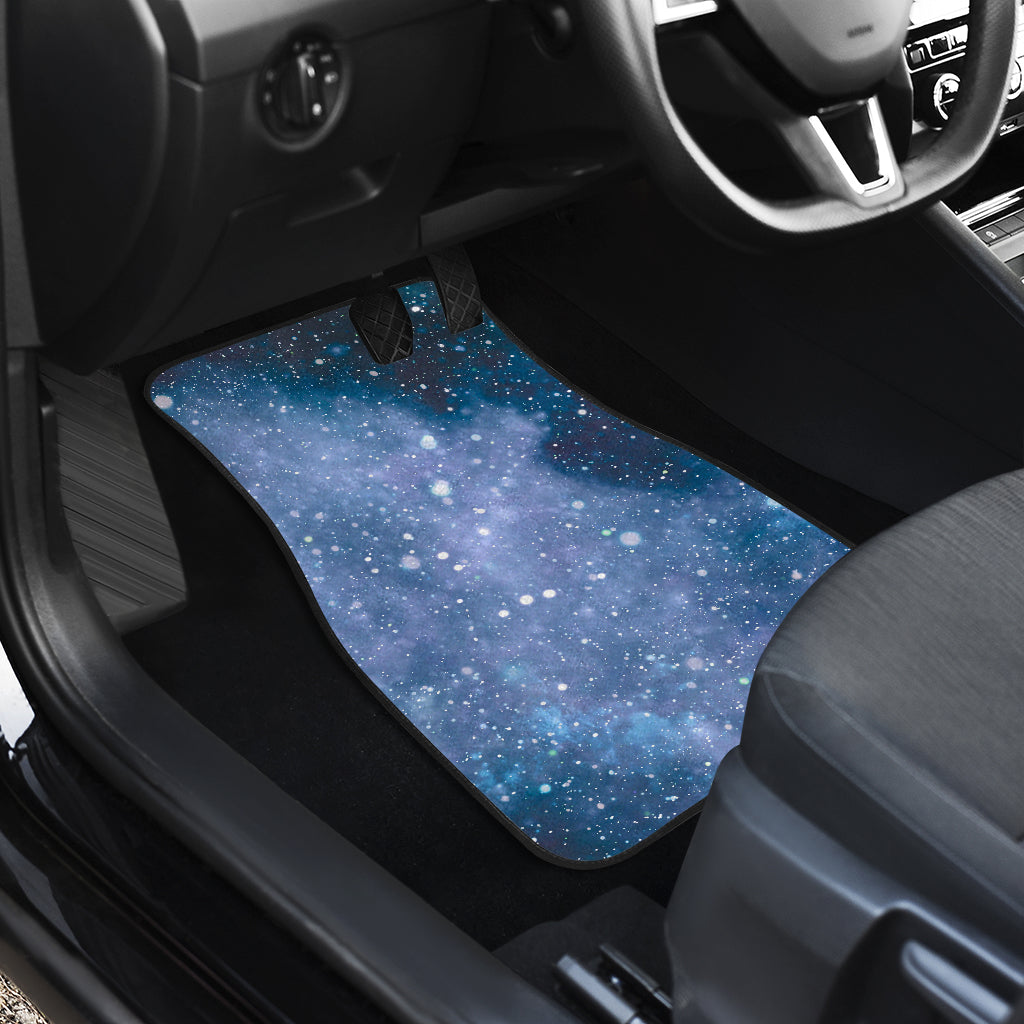 Blue Cloud Starfield Galaxy Space Print Front And Back Car Floor Mats/ Front Car Mat