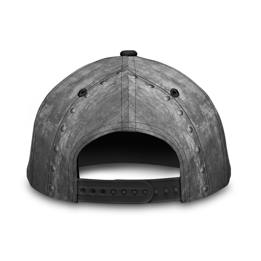 3D Skull Cap Hat/ Purple Skull On Baseball Cap Hat Metal Pattern