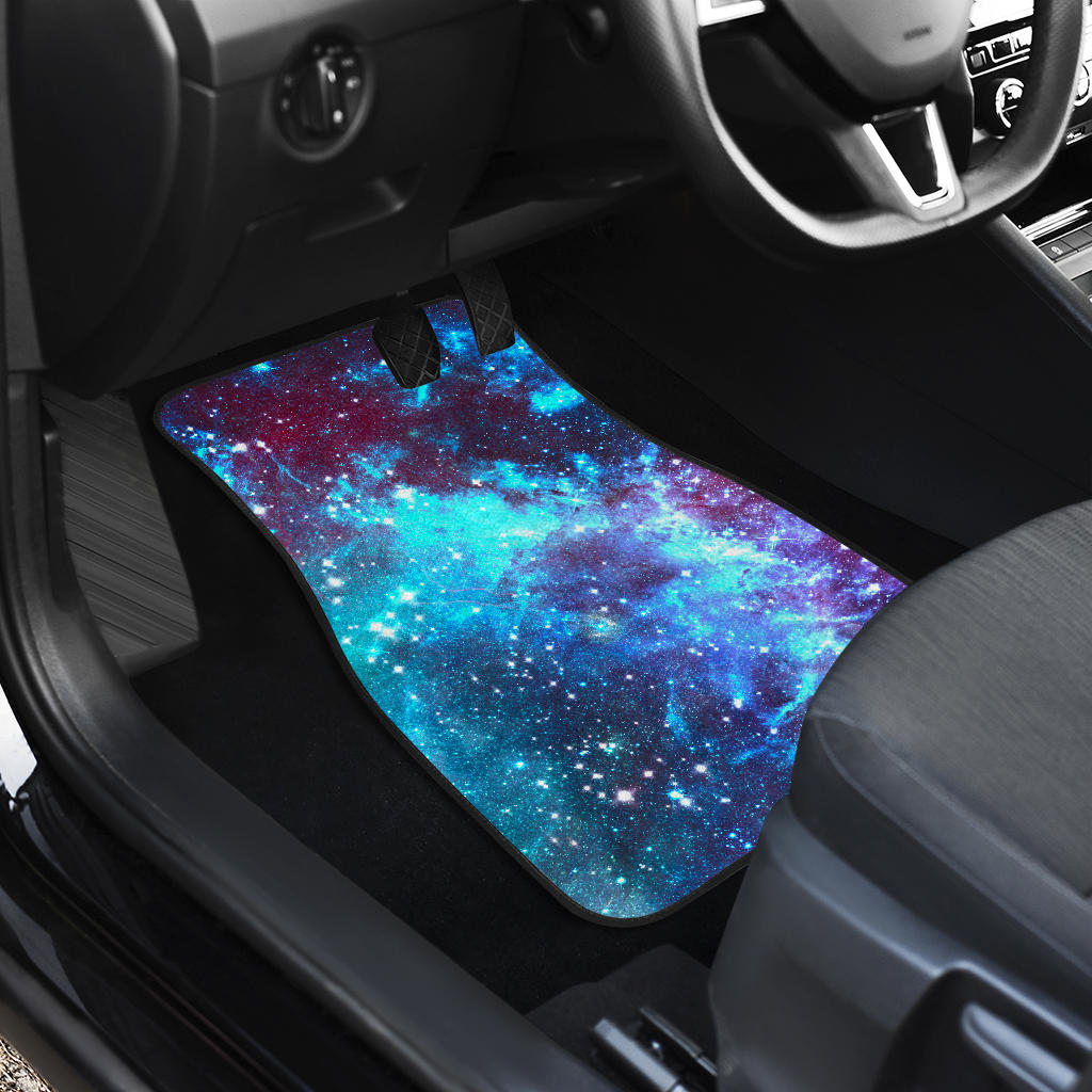Starfield Nebula Galaxy Space Print Front And Back Car Floor Mats/ Front Car Mat