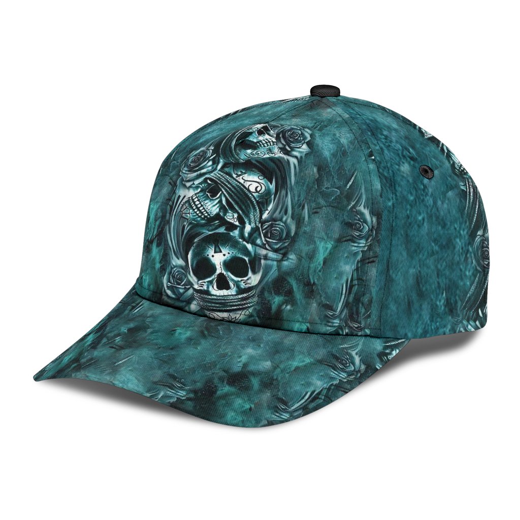 Classic Cap With Skull/ Skull Baseball Hat For Men Women/ Gift For Skull Lovers