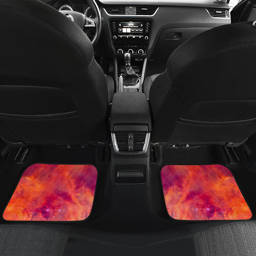Abstract Nebula Cloud Galaxy Space Print Front And Back Car Floor Mats/ Front Car Mat