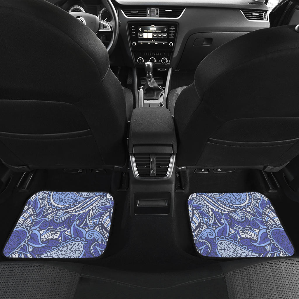 Pigeon Floral Bohemian Pattern Print Front And Back Car Floor Mats/ Front Car Mat
