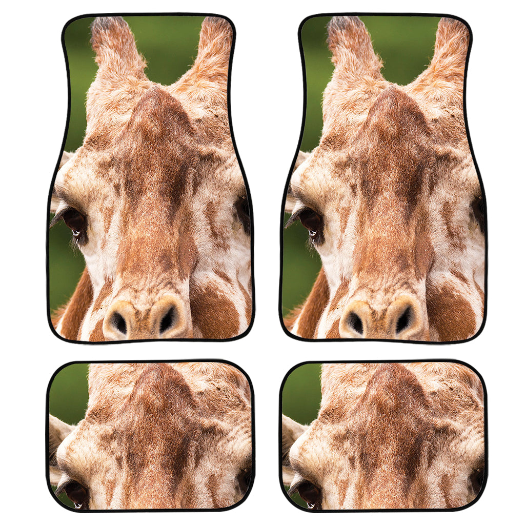 Funny Giraffe Print Front And Back Car Floor Mats/ Front Car Mat