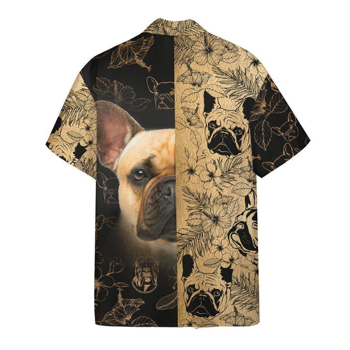 Lovelypod - 3D French Bulldog Hawaii shirt/ Hawaiian Shirts for Men Short Sleeve Aloha Beach Shirt