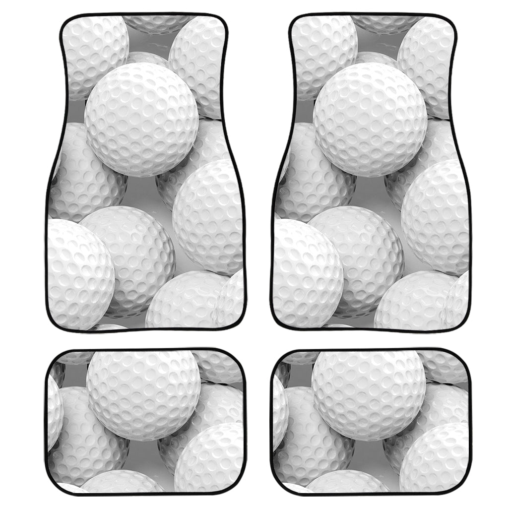 Golf Ball 3D Print Front And Back Car Floor Mats/ Front Car Mat