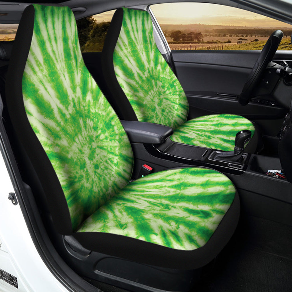 Green Tie Dye Print Universal Fit Car Seat Covers