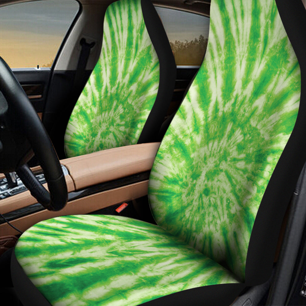 Green Tie Dye Print Universal Fit Car Seat Covers