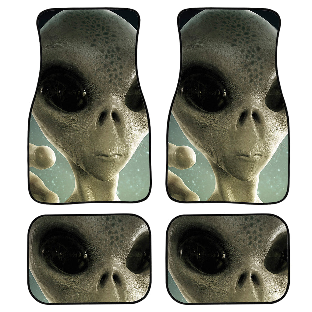 Grey Alien 3D Print Front And Back Car Floor Mats/ Front Car Mat
