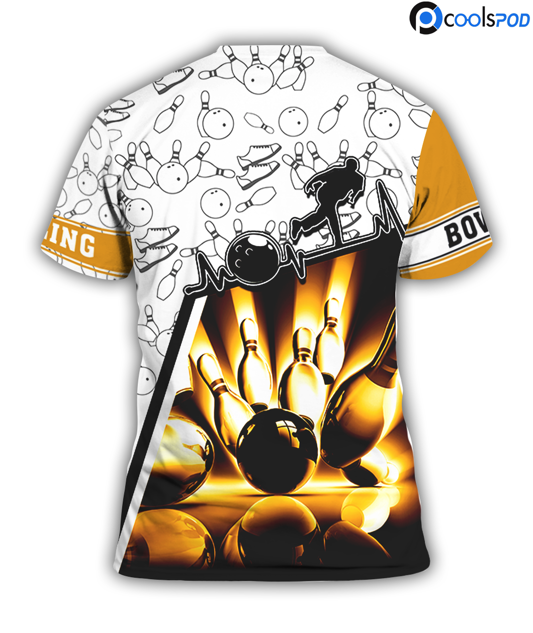 Bowling Shirt Men Women/ Custom Bowling Team Uniform/ Gift For Bowling Player/ Bowling Colorful 3D Tshirt