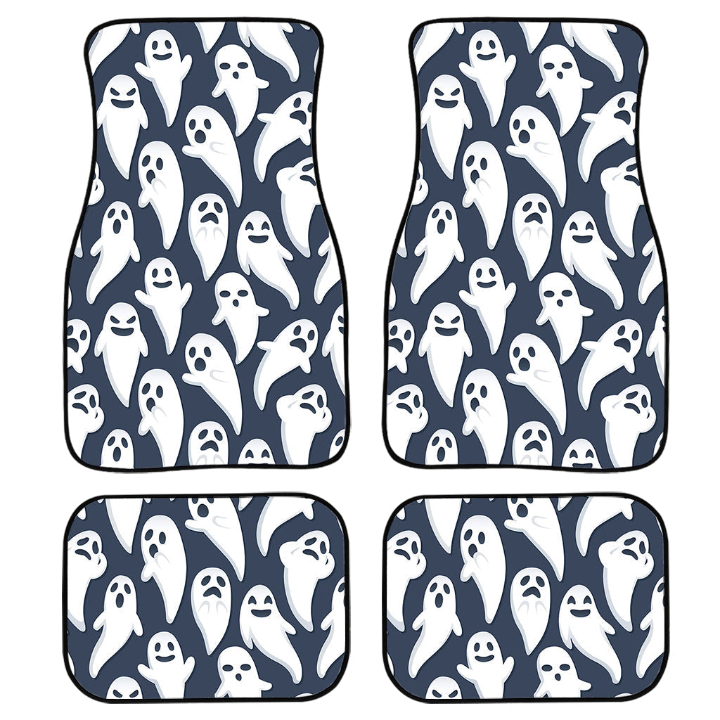 Halloween Ghost Pattern Print Front And Back Car Floor Mats/ Front Car Mat