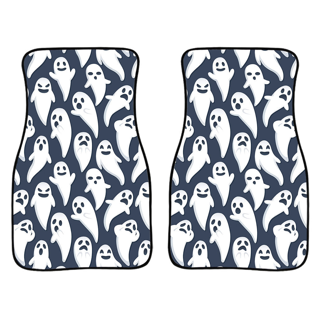 Halloween Ghost Pattern Print Front And Back Car Floor Mats/ Front Car Mat