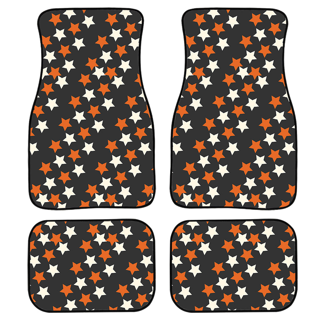 Halloween Star Pattern Print Front And Back Car Floor Mats/ Front Car Mat