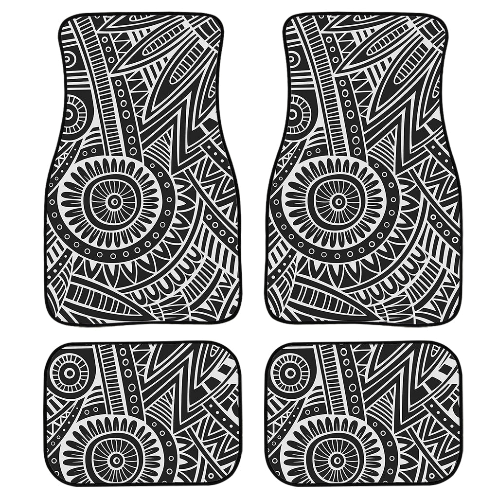 Hawaii Polynesian Tribal Print Front And Back Car Floor Mats/ Front Car Mat