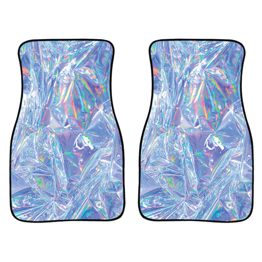 Holographic Texture Print Front And Back Car Floor Mats/ Front Car Mat