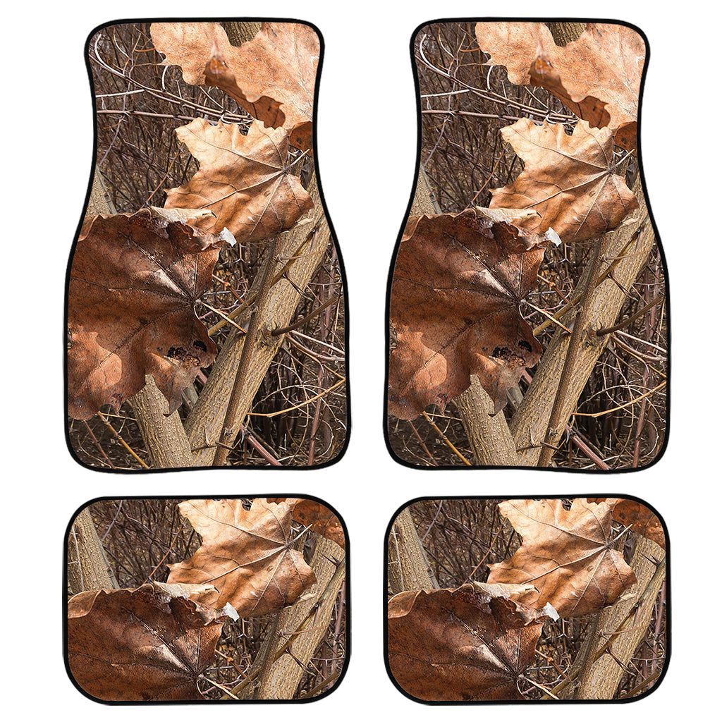 Hunting Camo Pattern Print Front And Back Car Floor Mats/ Front Car Mat