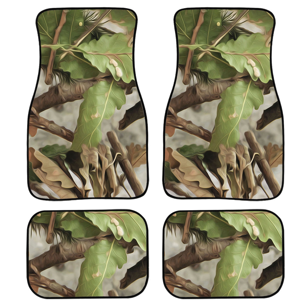 Hunting Camouflage Pattern Print Front And Back Car Floor Mats/ Front Car Mat