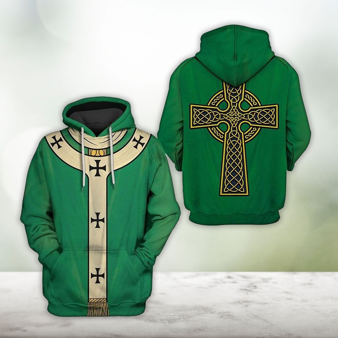 Saint Patrick''s Day 3D All Over Print Hoodie Gift For Friends Birthday Holiday FullSize S-3XL