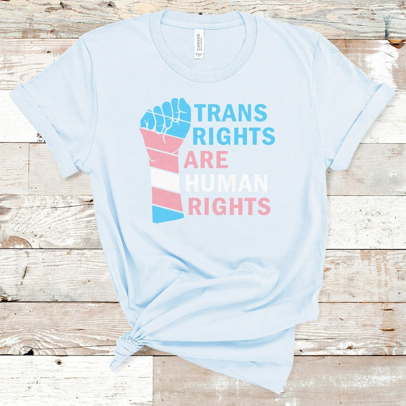 Gift For Lesbian/  LGBT Gift/ Transgender Shirt/ Black Trans T Shirt/ Transgender Clothing