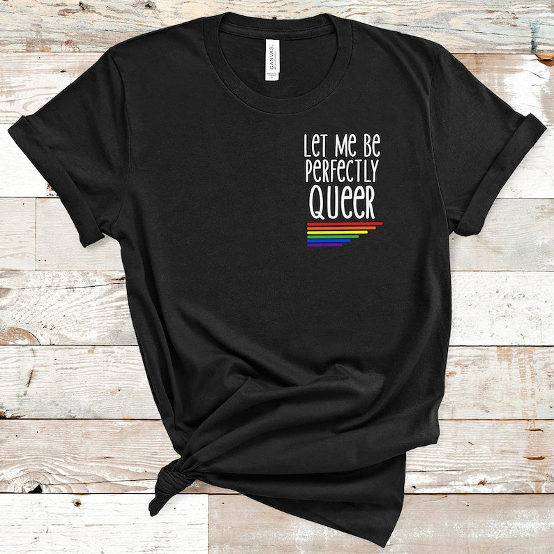 Pride T Shirts/ Let Me Be Perfectly/ Gay Pride LGBTQ Shirt/ Pride Shirt/ Pride Month Gift