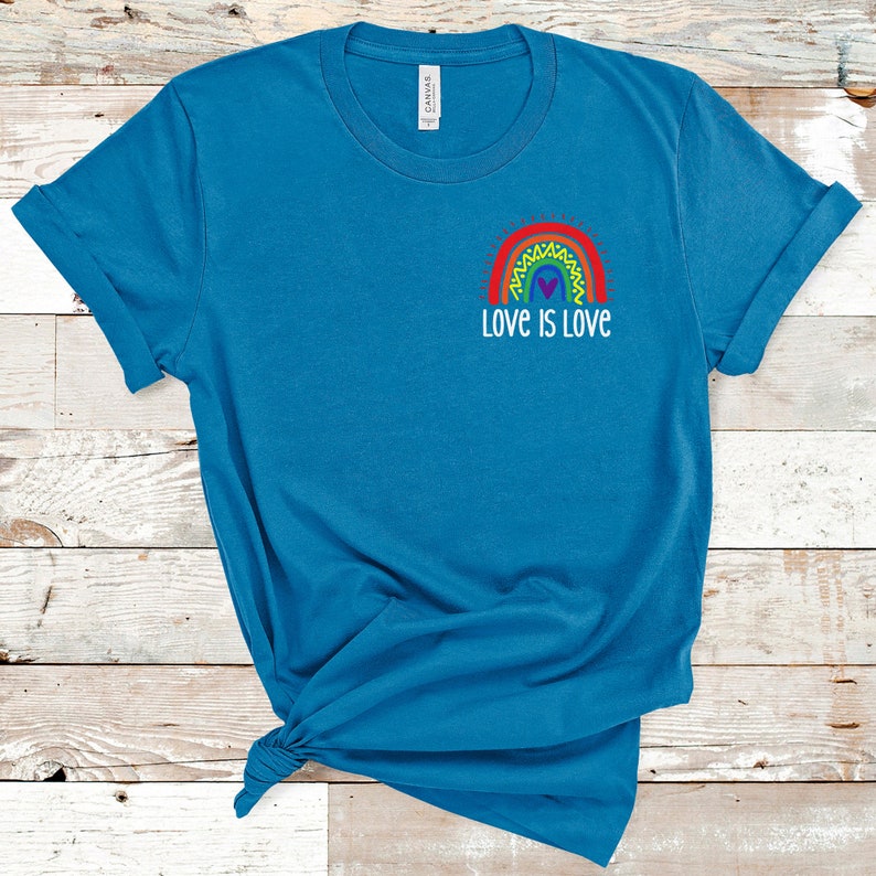 Gay Pride LGBTQ Shirt/ Rainbow Love Is Love Shirt/  Pride Shirt/ Trans T Shirt/ LGBT Gay Shirt