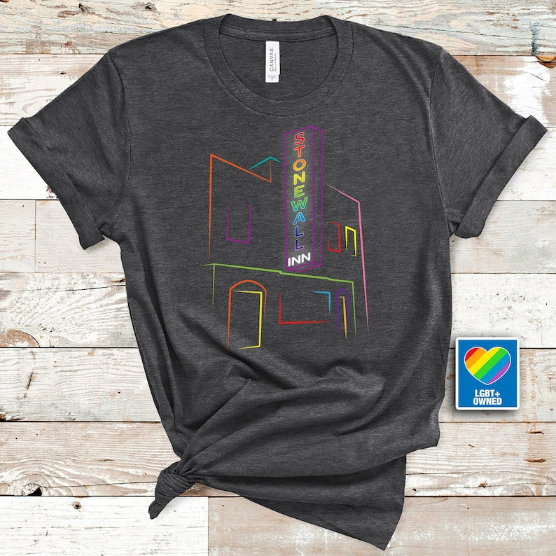 Gay Pride LGBTQ Shirt/ Stonewall T Shirt/ LGBT Clothing Pride Shirt/ LGBT Shirt/ Women Gay Clothing
