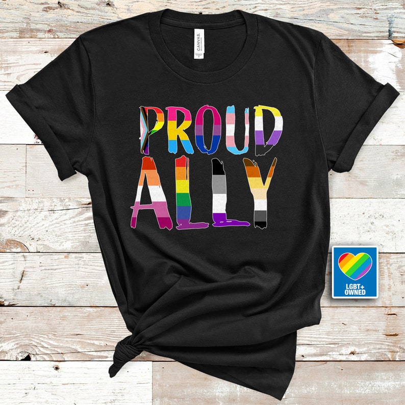 Ally T Shirt/ Pride Ally/ Gay Pride LGBTQ Shirt/ Pride Shirt/ Trans T Shirt/ LGBT Shirt/ LGBTQIA2S+