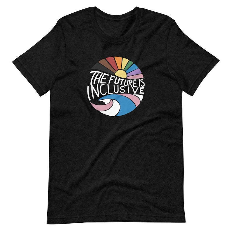 Intersectional Pride Flag Shirt/ Inclusive Rainbow Pride Shirt/ Trans Pride/ Gay Pride Shirt