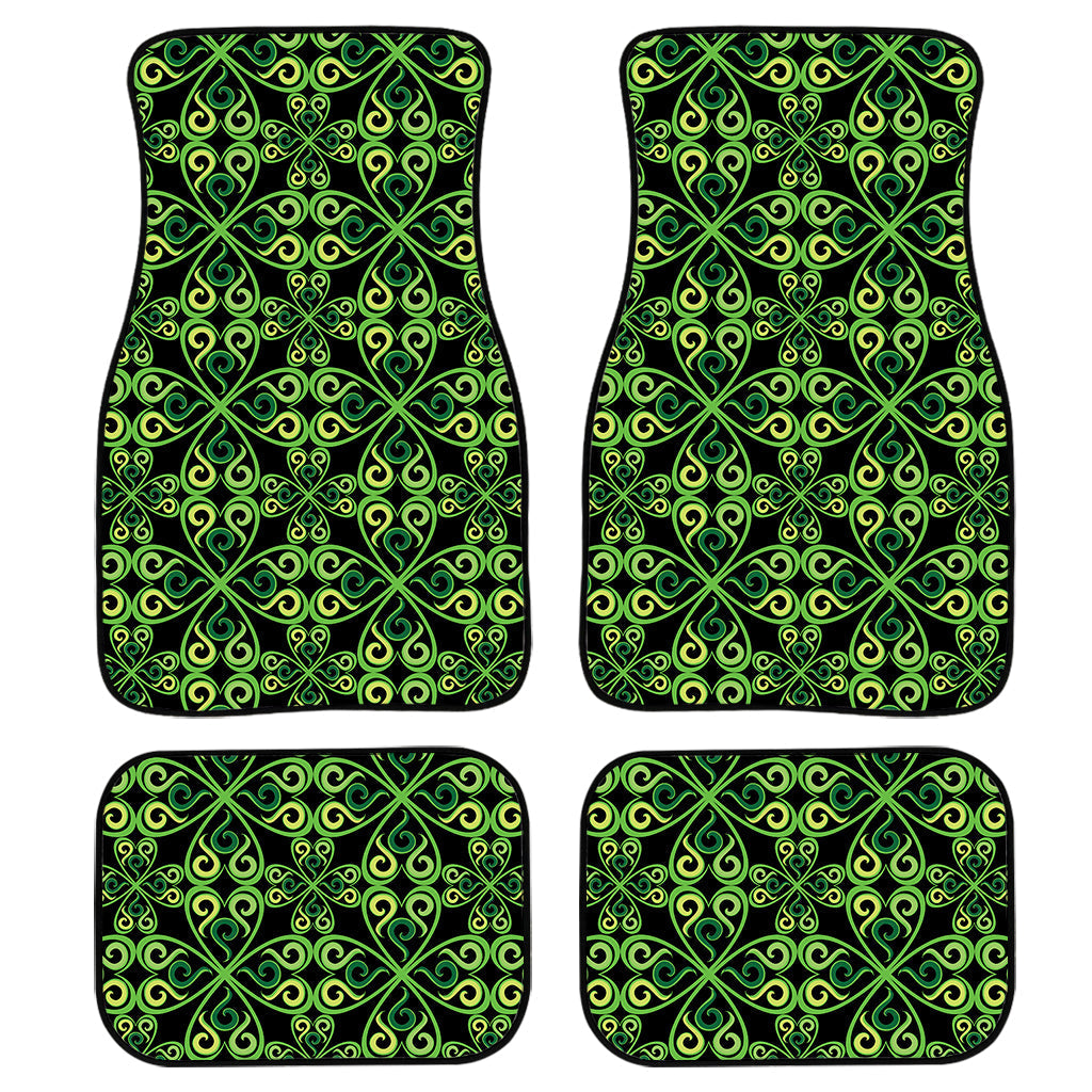 Irish Celtic Symbol Pattern Print Front And Back Car Floor Mats/ Front Car Mat