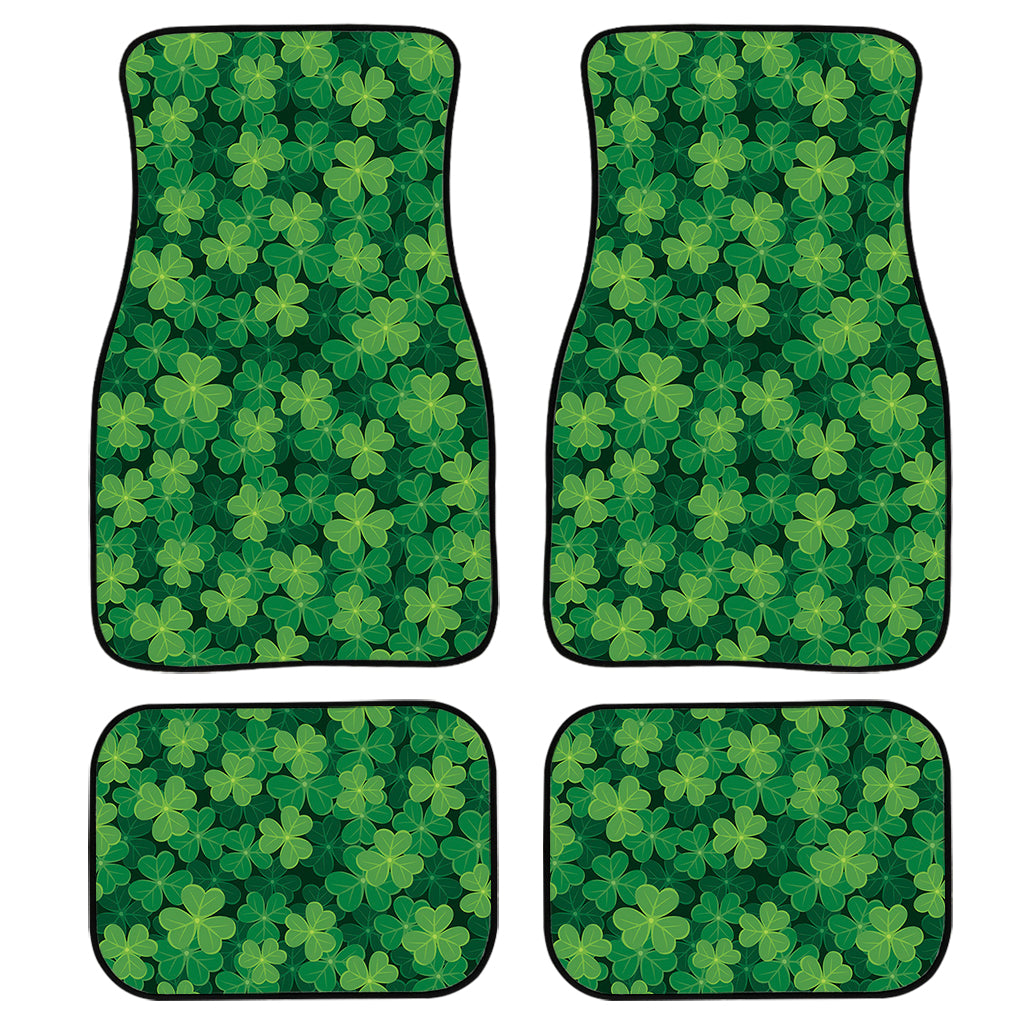 Irish Clover Saint Patrick''S Day Print Front And Back Car Floor Mats/ Front Car Mat