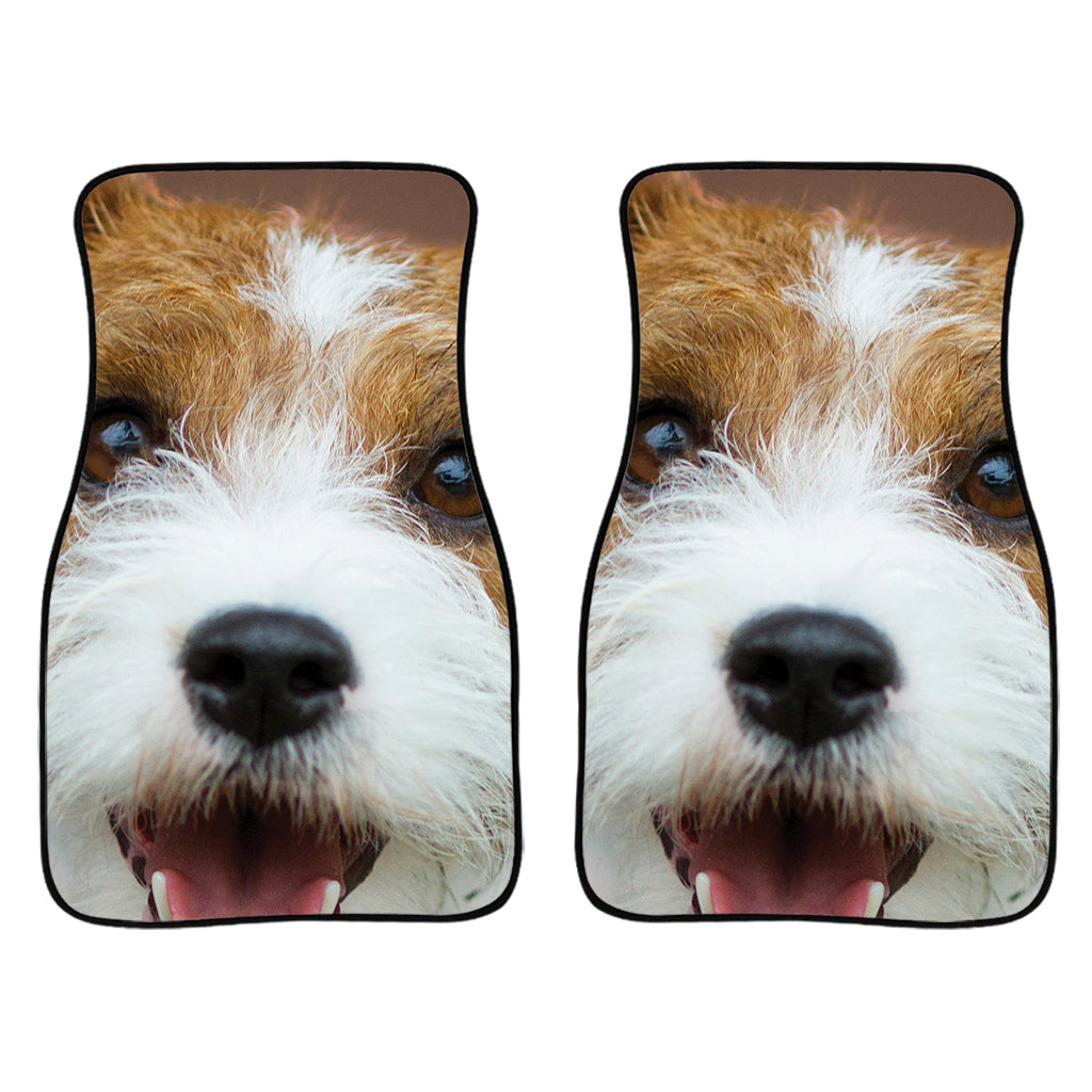 Jack Russell Terrier Portrait Print Front And Back Car Floor Mats/ Front Car Mat