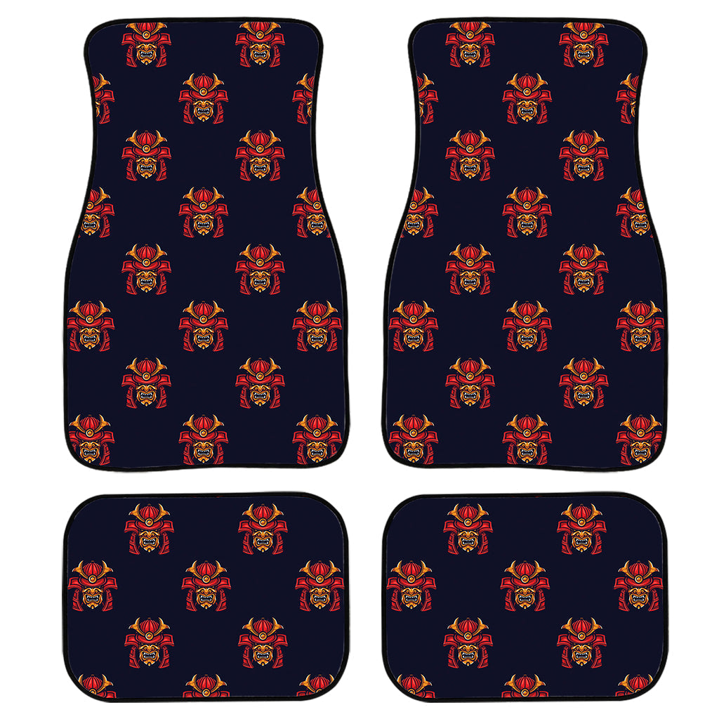 Japanese Samurai Pattern Print Front And Back Car Floor Mats/ Front Car Mat