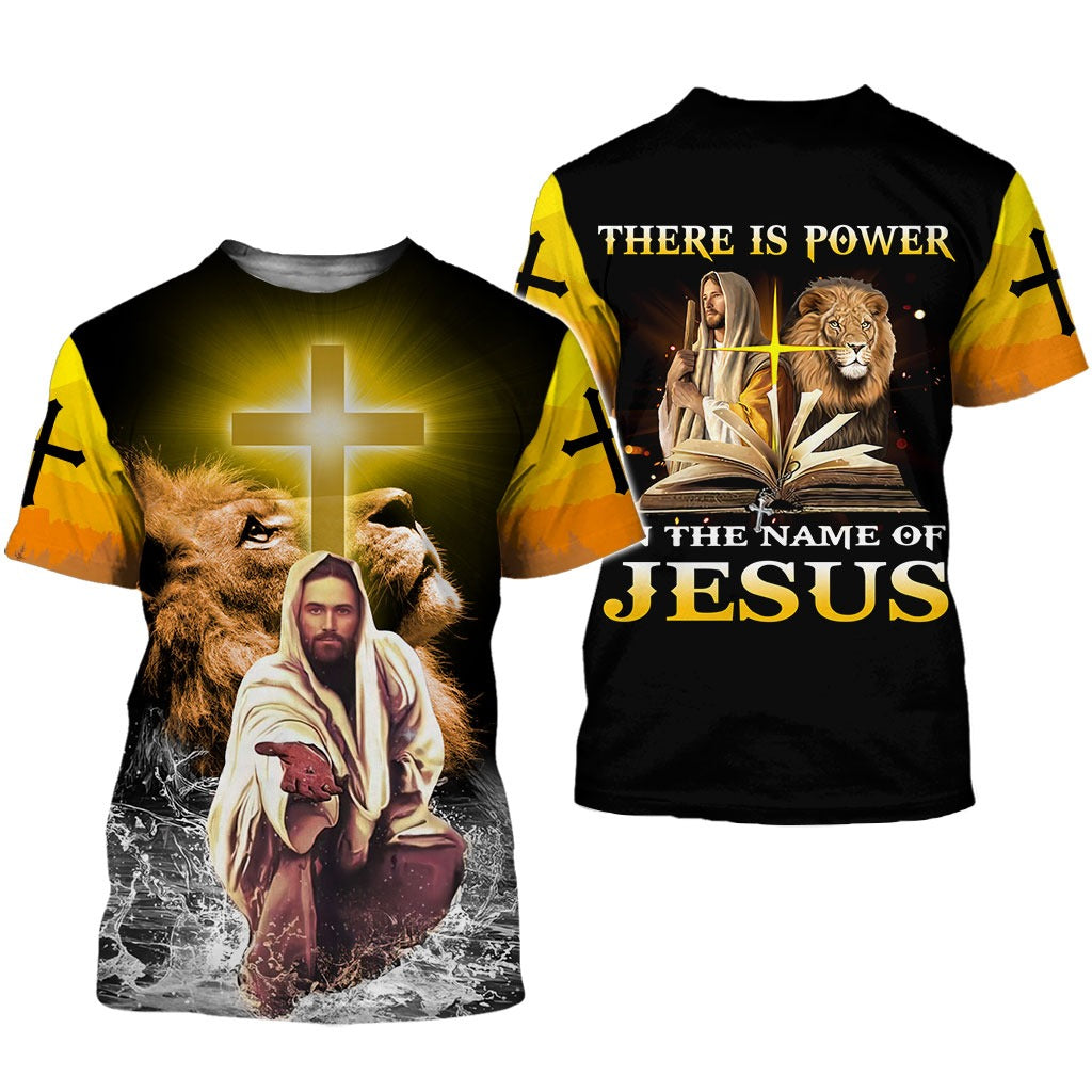 Jesus Is My Savior Jesus Gift 3D All Over Printed Shirt/ Jesus Full Printed Hoodie/ Lion 3D T Shirt