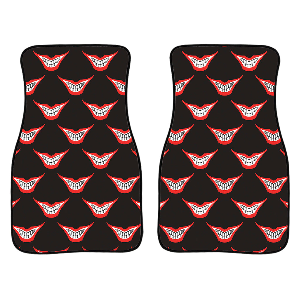 Joker Smile Pattern Print Front And Back Car Floor Mats/ Front Car Mat