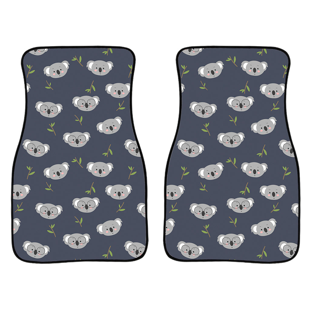 Koala Bear Pattern Print Front And Back Car Floor Mats/ Front Car Mat