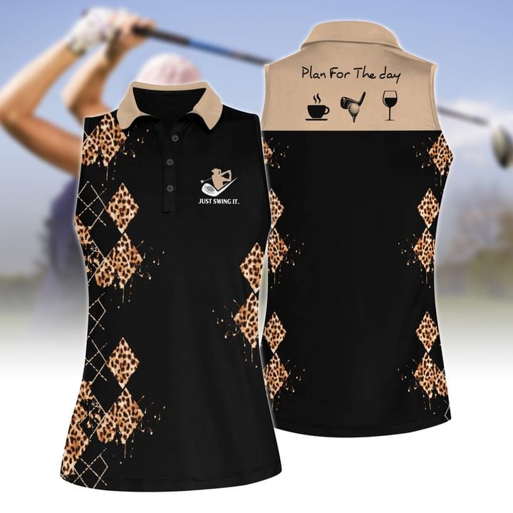 Plan For The Day Women Golf Short Sleeve Polo Shirt/ Sleeveless Polo Shirt