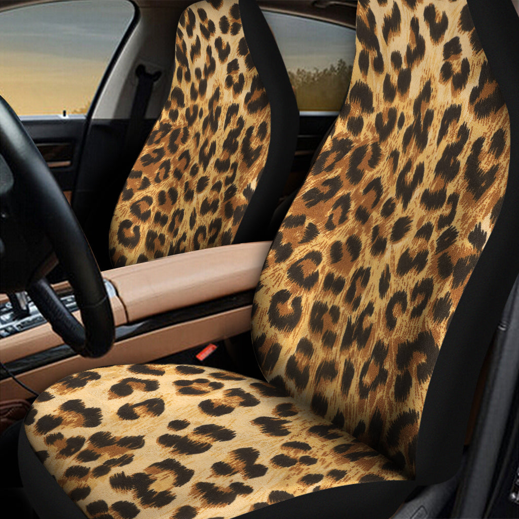 Leopard Pattern Print Universal Fit Car Seat Covers