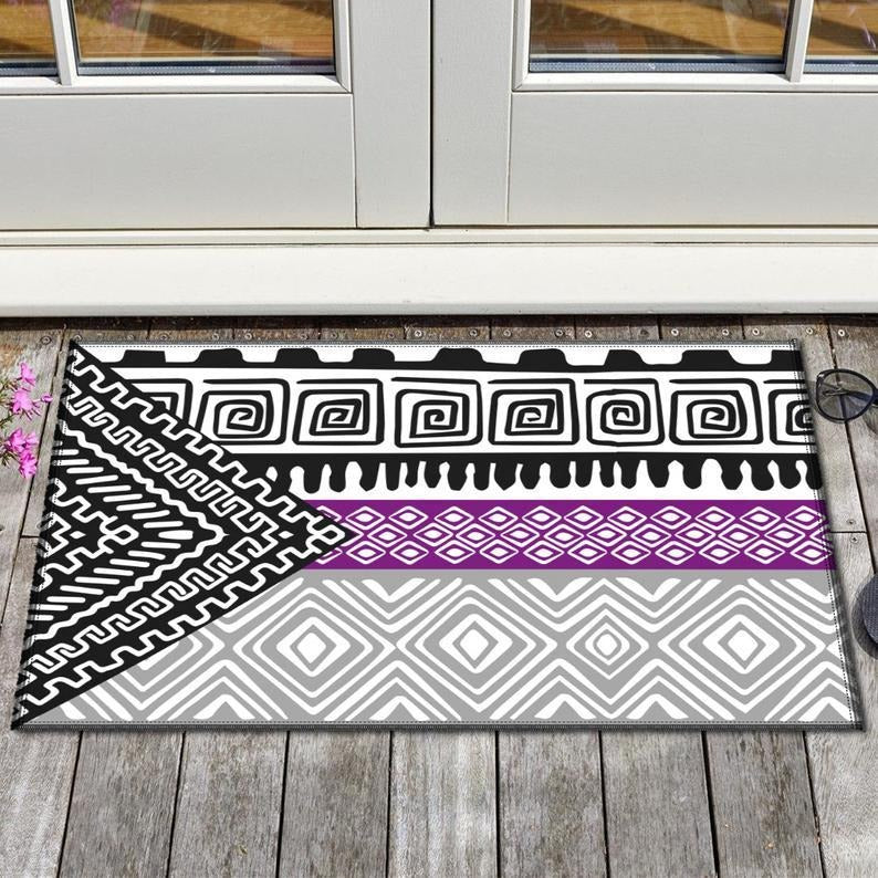 Lgbt Pride Demisexual Doormat/ Lgbt Home Decorative Welcome Doormat