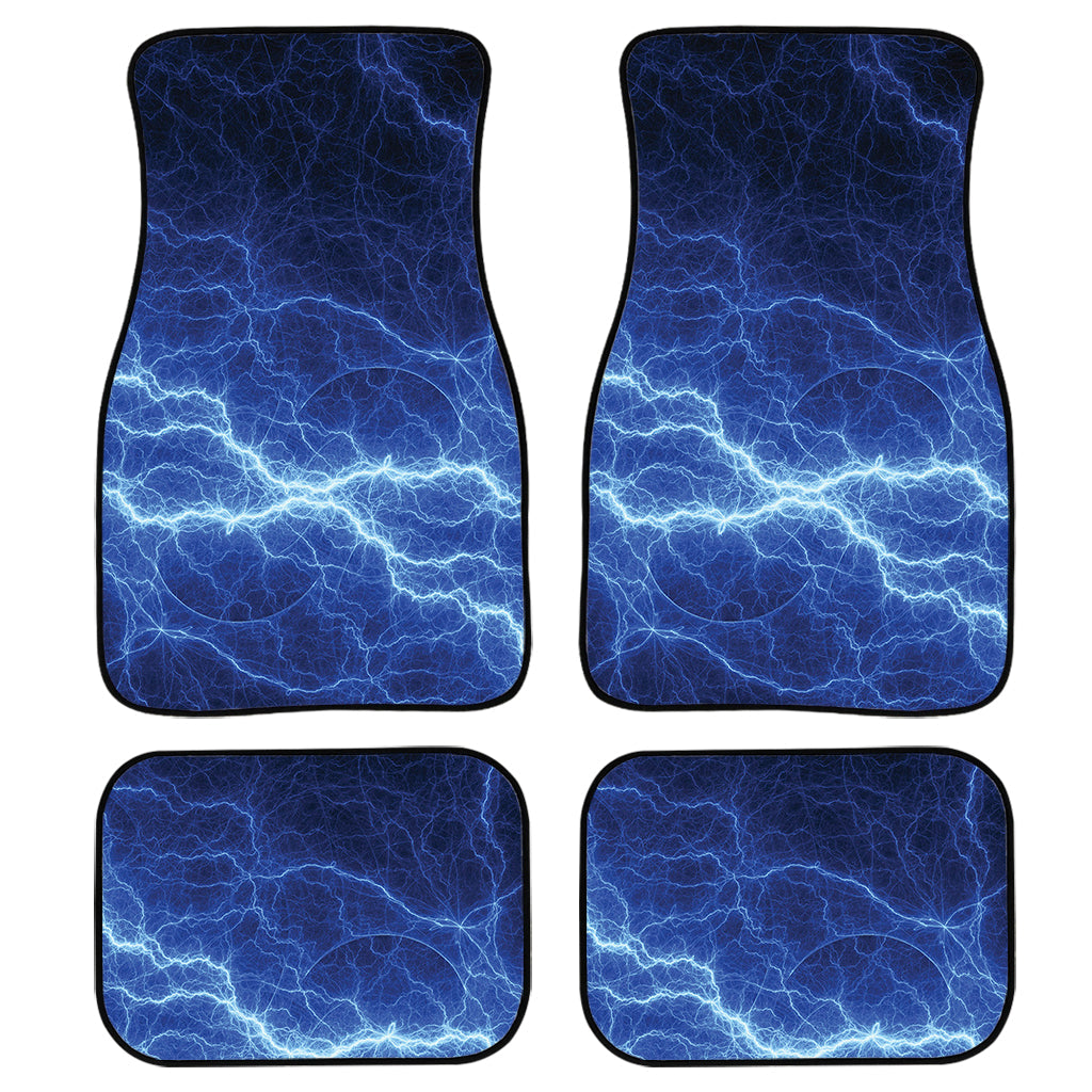 Lightning Plasma Print Front And Back Car Floor Mats/ Front Car Mat