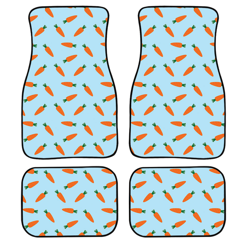 Little Carrot Pattern Print Front And Back Car Floor Mats/ Front Car Mat