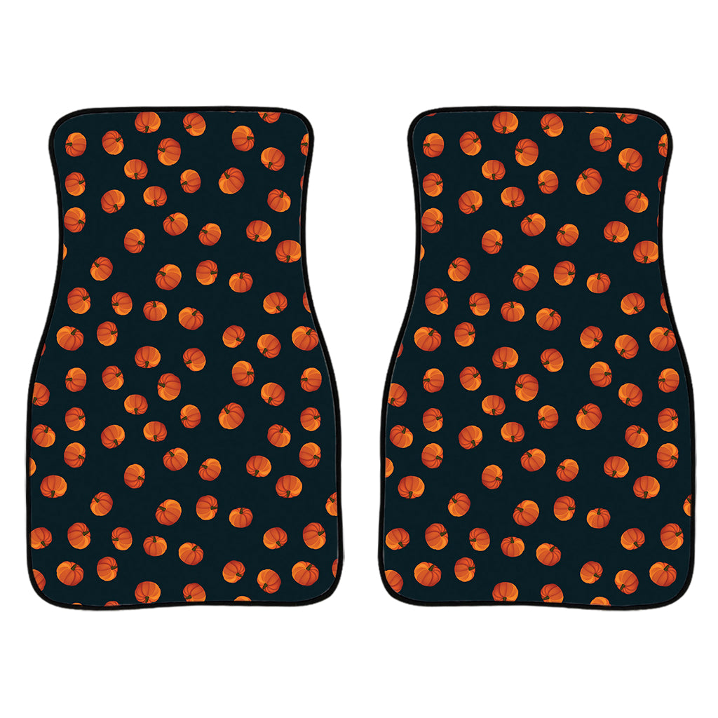 Little Pumpkin Pattern Print Front And Back Car Floor Mats/ Front Car Mat