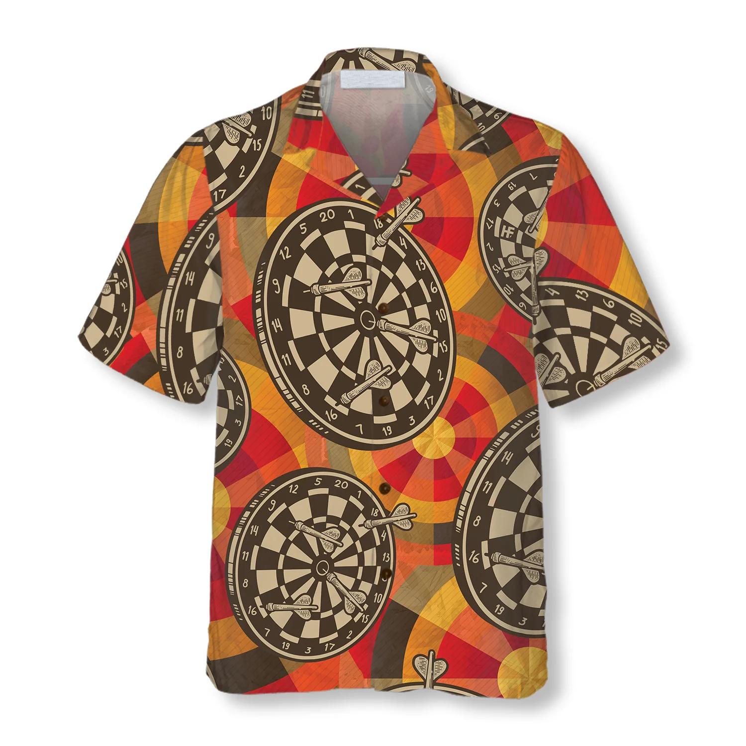 Happiness Is a Tight Threesome Darts Hawaiian Shirt/ Colorful Summer Aloha Shirt For Men Women/ Gift For Friend/ Team/ Darts Lovers
