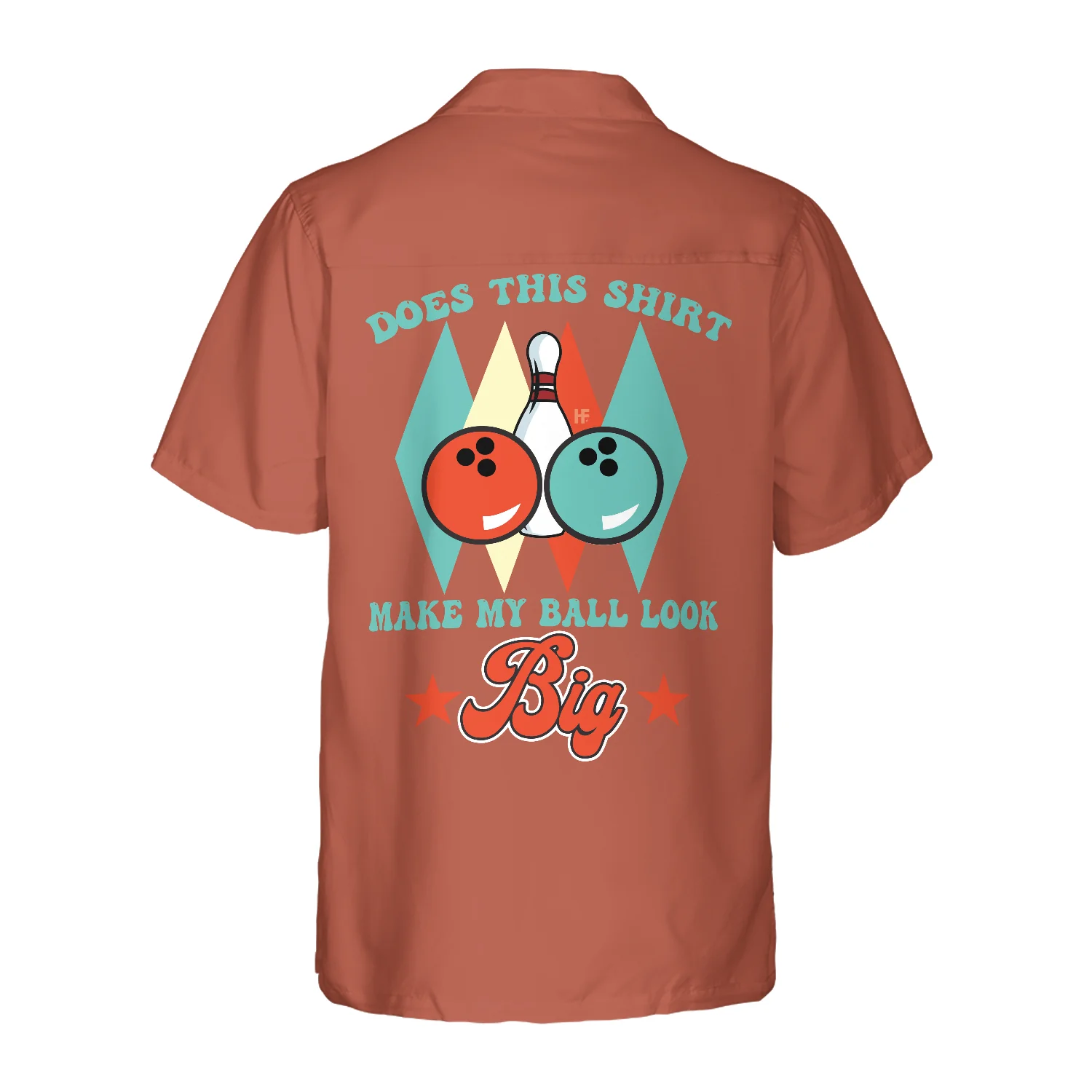 Does This Shirt Make My Ball Look Big V2 Custom Hawaiian Shirt/ Personalized Bowling Shirt/ Best Gift For Bowling Players