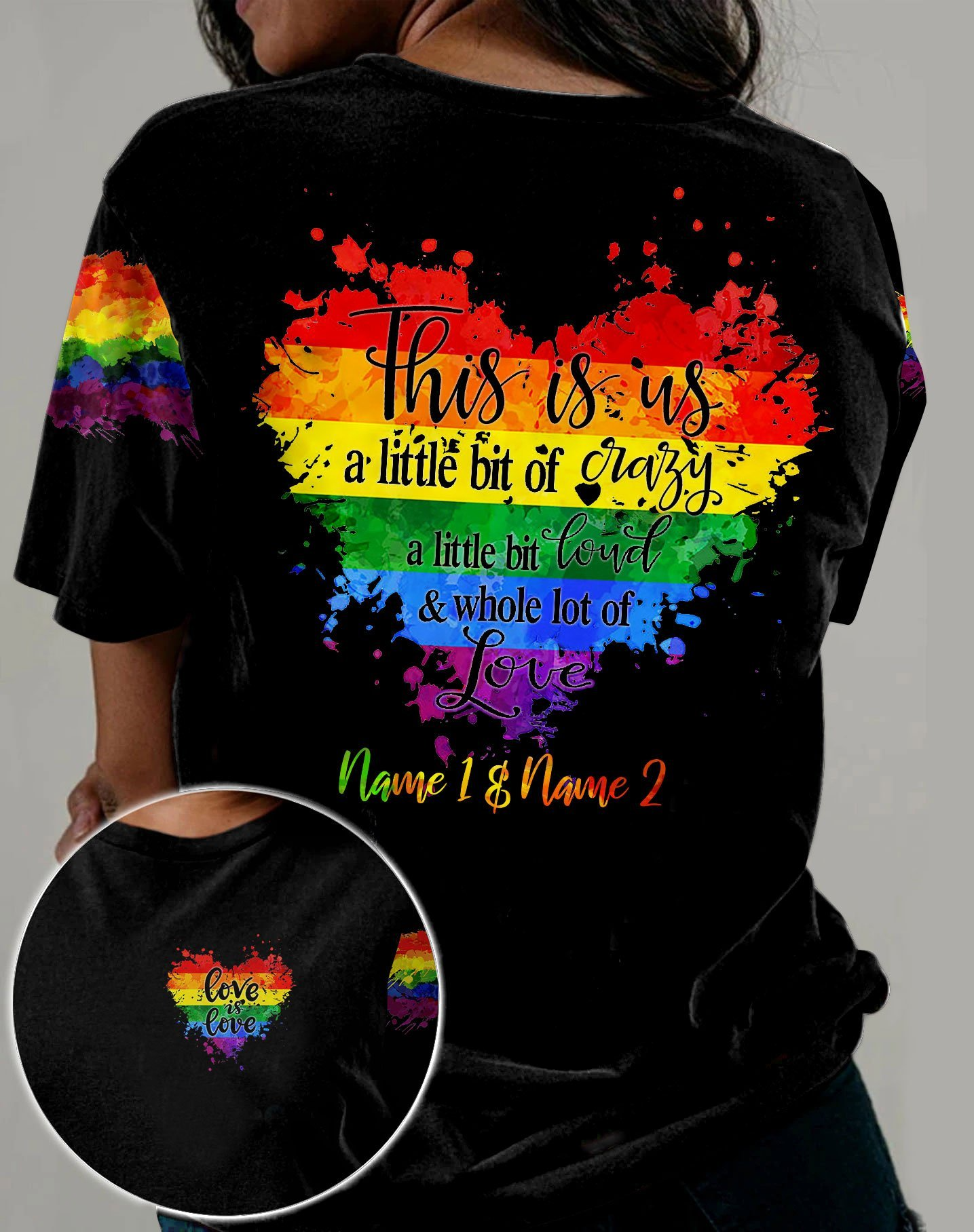 Personalized Lesbian Couple Shirts/ Lesbian Couple Clothing/ Gifts For Gay Couples